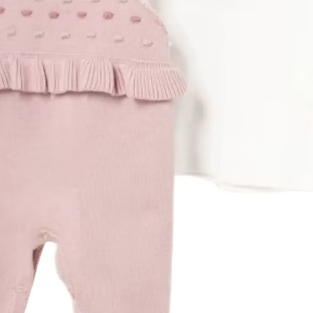 Комплект с оборчатым ромпером