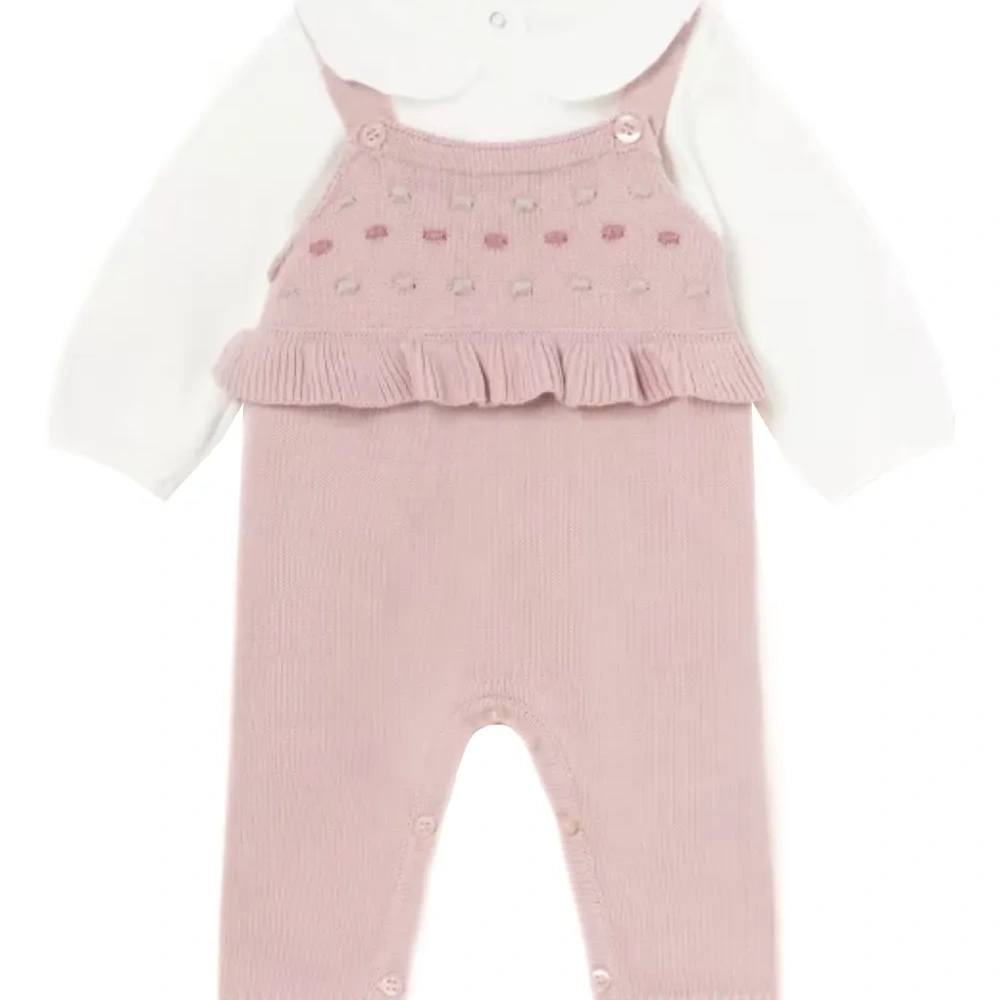 Комплект с оборчатым ромпером