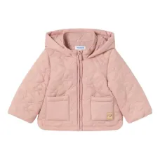 Стеганая куртка с сердечками