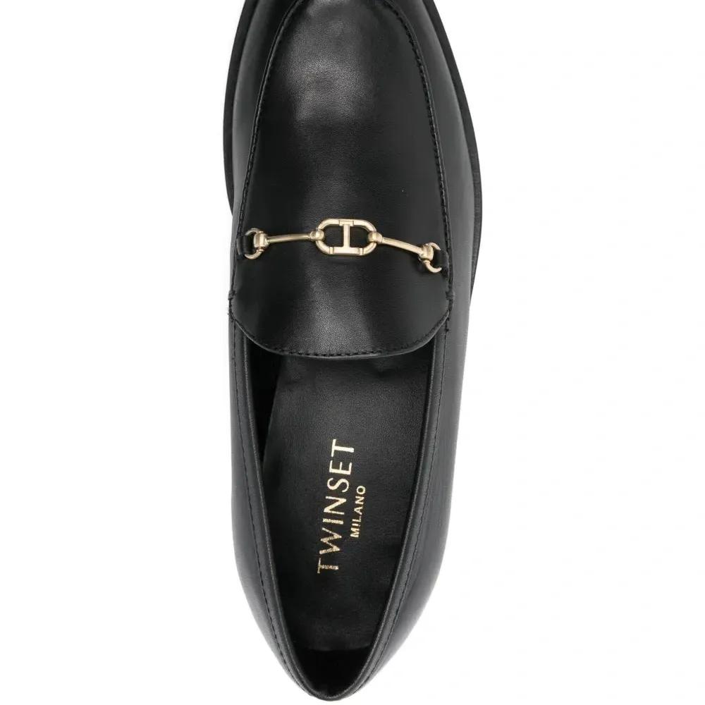 Лоферы с пряжкой Horsebit