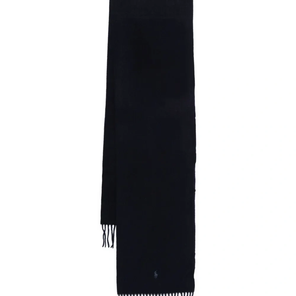 Кашемировый шарф с бахромой