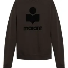 Свитшот с круглым вырезом и логотипом Mikoy