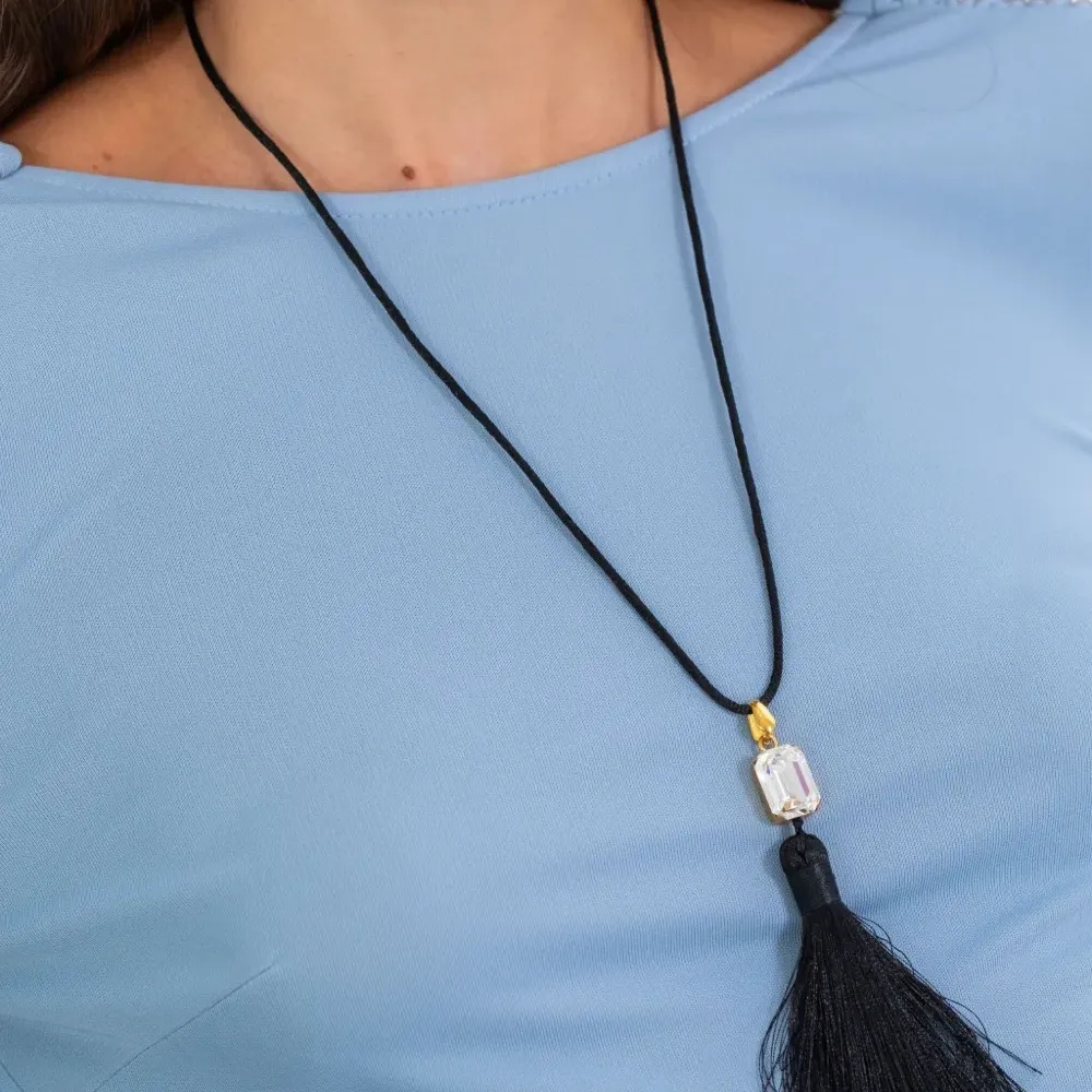 Колье francine с кисточкой