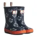 Резиновые сапоги с принтом
