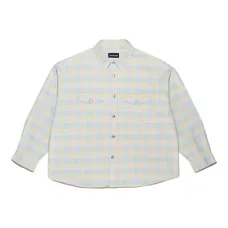 Клетчатая куртка с карманами