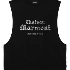 Футболка без рукавов с эффектом потертости