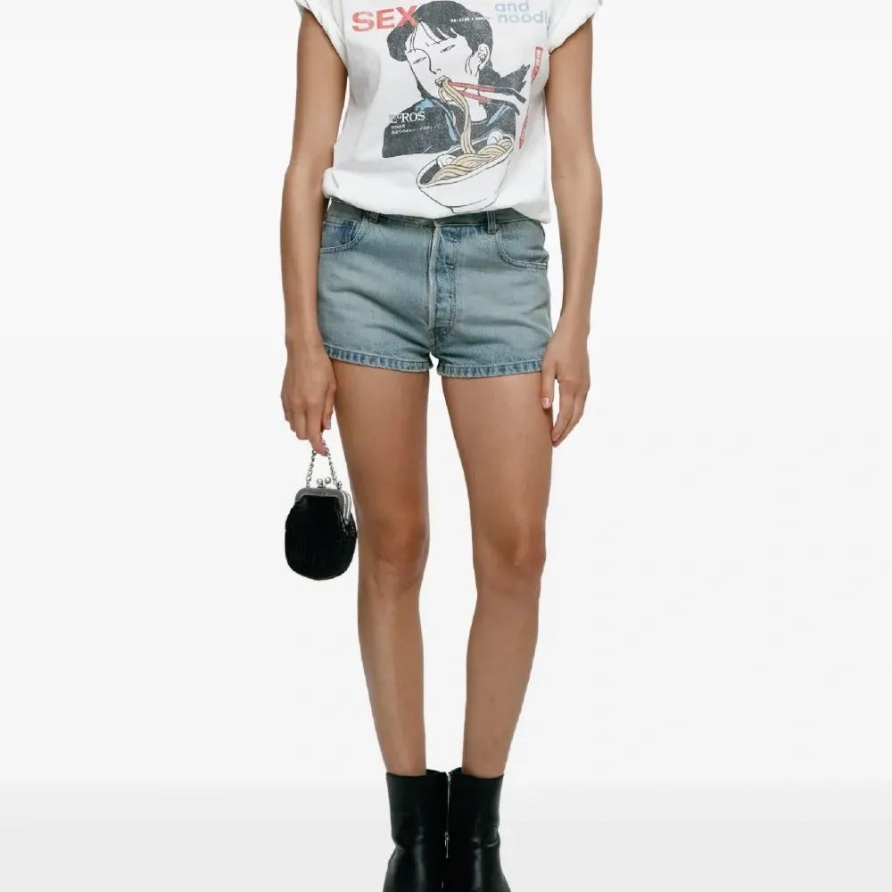 Джинсовые шорты мини