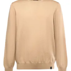 Свитер с круглым вырезом