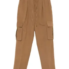 Карго-брюки на шнурке в талии