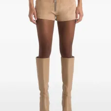 Замшевые шорты Fara на молнии Замшевые шорты Fara на молнии