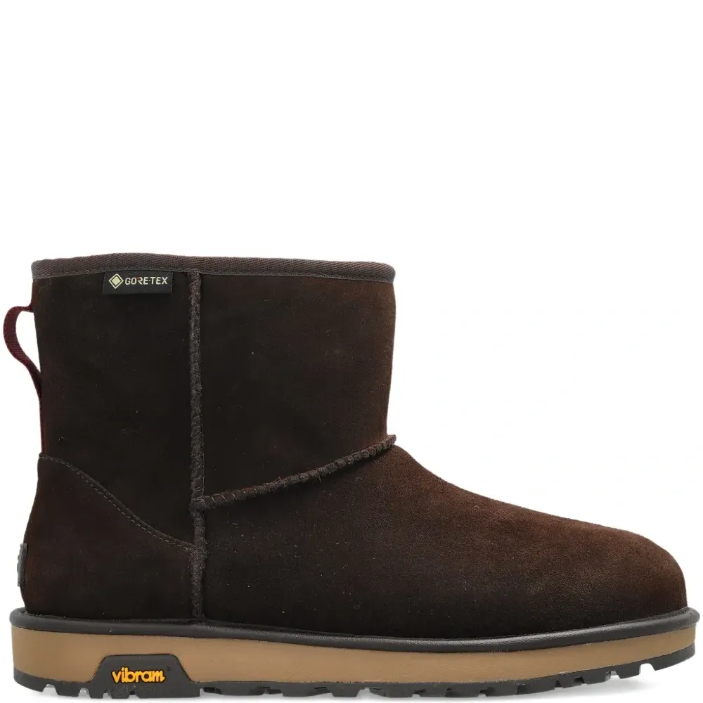 Замшевые ботинки с петлей для натягивания