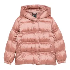 Стеганая куртка с капюшоном