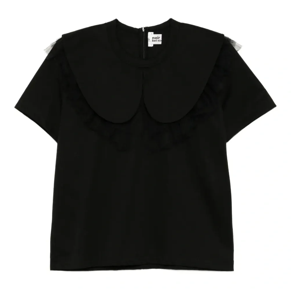 Кружевной топ с оборками Кружевной топ с оборками