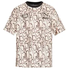 Футболка с логотипом и анималистичным принтом