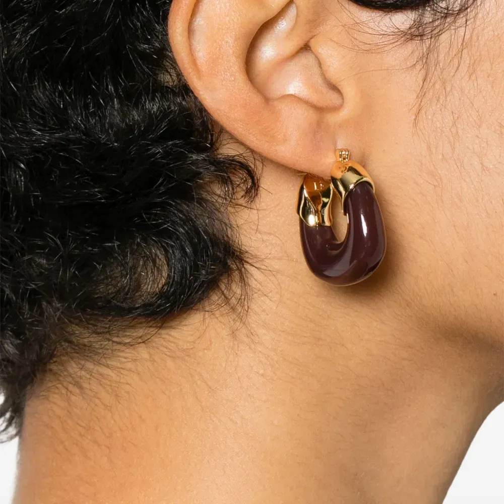 Маленькие серьги-кольца