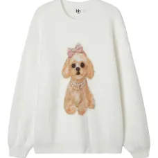 Свитер с изображением собаки Свитер с изображением собаки