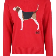 Свитер с изображением собаки