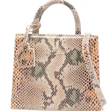 Сумка-тоут из змеиной кожи