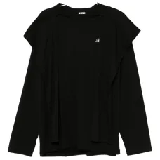 Многослойное худи с логотипом