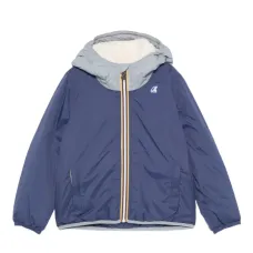 Двухцветная куртка с капюшоном