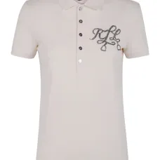 Поло с вышитым логотипом