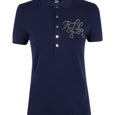 Поло с вышитым логотипом