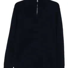 Свитер с воротником на молнии