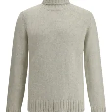 Свитер с воротником-стойкой