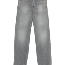 Джинсы с эффектом потертости