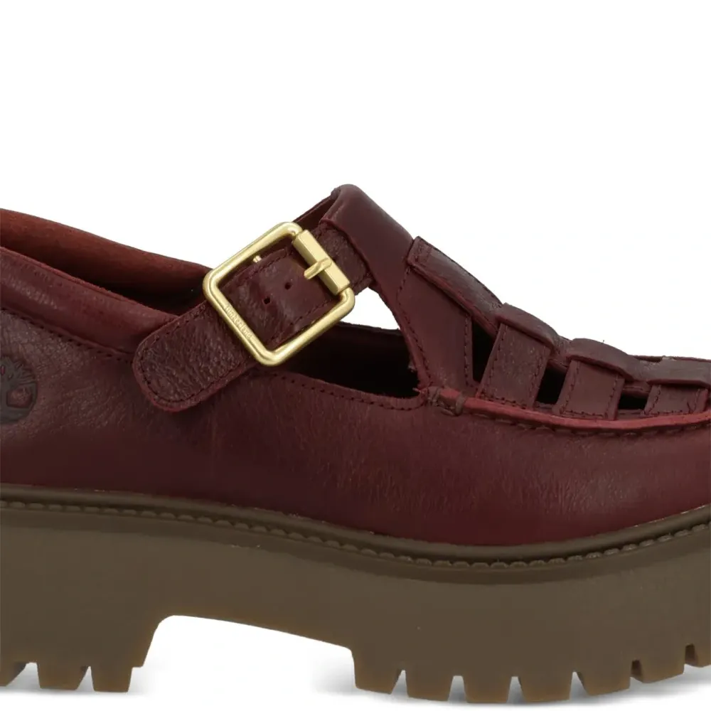 Плетёные лоферы с пряжкой