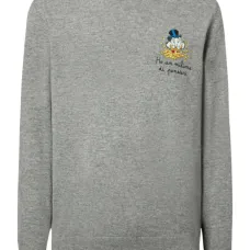 Свитер с вышитым мотивом