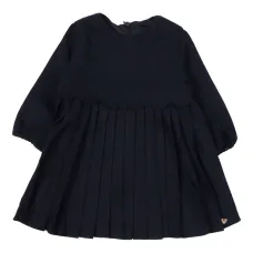 Плиссированное платье с фестонами Плиссированное платье с фестонами