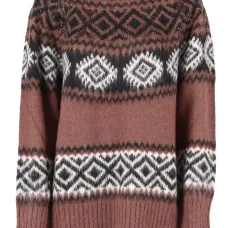 Жаккардовый свитер с узором