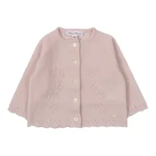 Кардиган с цветочной вышивкой