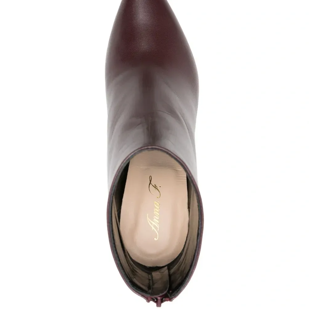 Ботильоны с заострённым носком