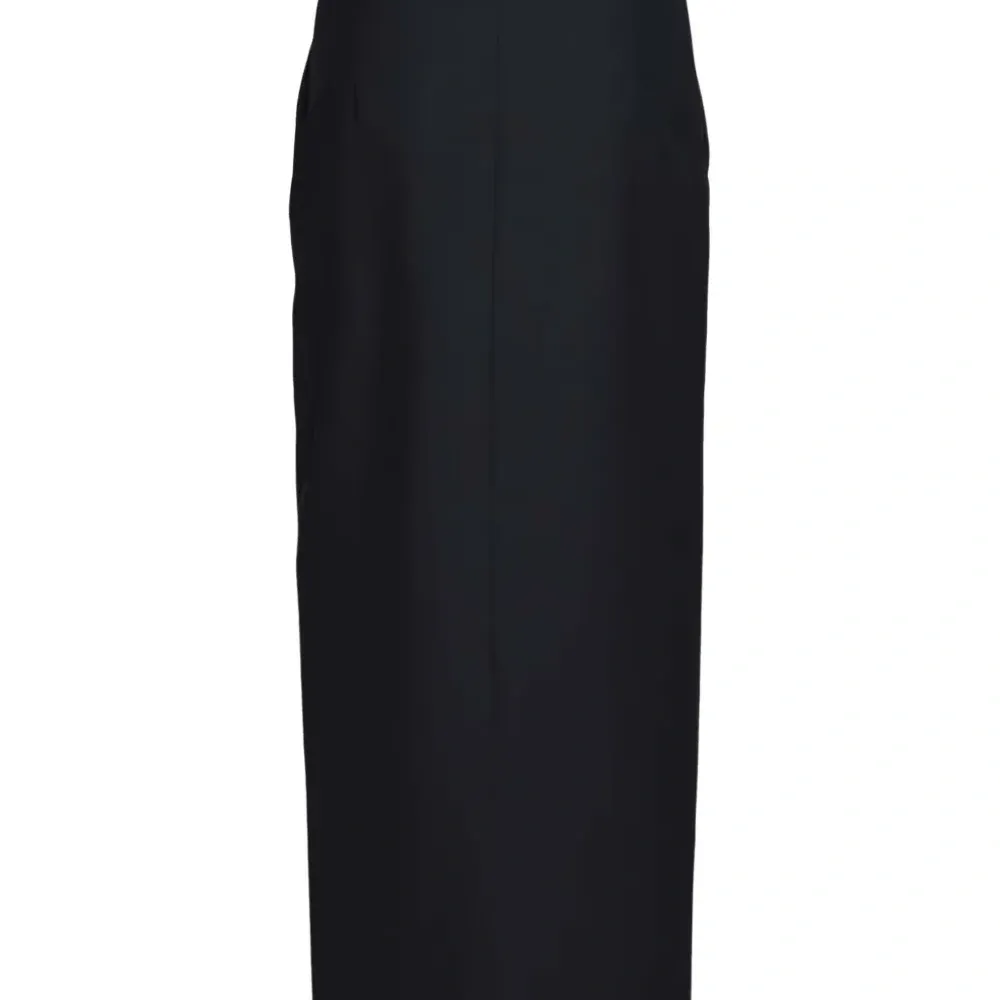 Миди-юбка с карманом на пуговице