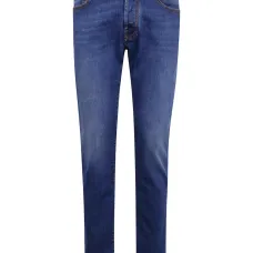 Джинсы с нашивкой-логотипом