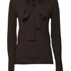 Свитер с завязками