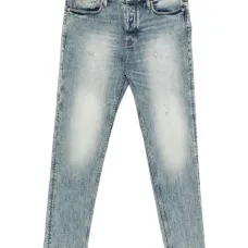 Джинсы с эффектом потертости Джинсы с эффектом потертости