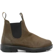 Замшевые челси с петлей для надевания