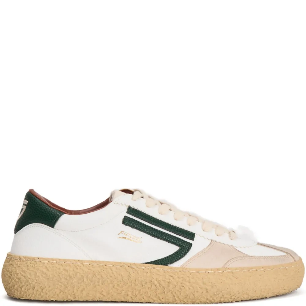 Кроссовки со шнуровкой и полосками