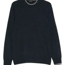 Свитер с контрастной отделкой