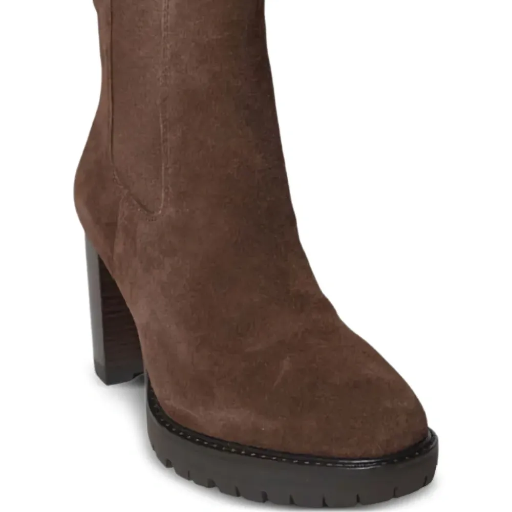 Сапоги 75 на блочном каблуке Сапоги 75 на блочном каблуке