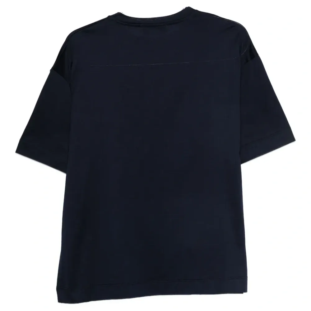 Футболка с контрастными вставками