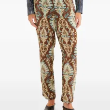 Брюки с принтом