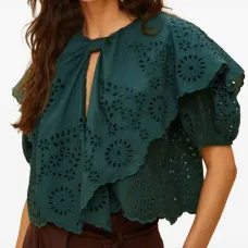 Блузка с оборками