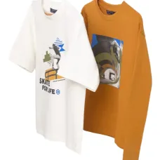 Футболки с графическим принтом (набор из двух штук)