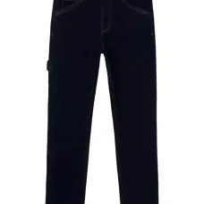 Прямые джинсы с прострочкой