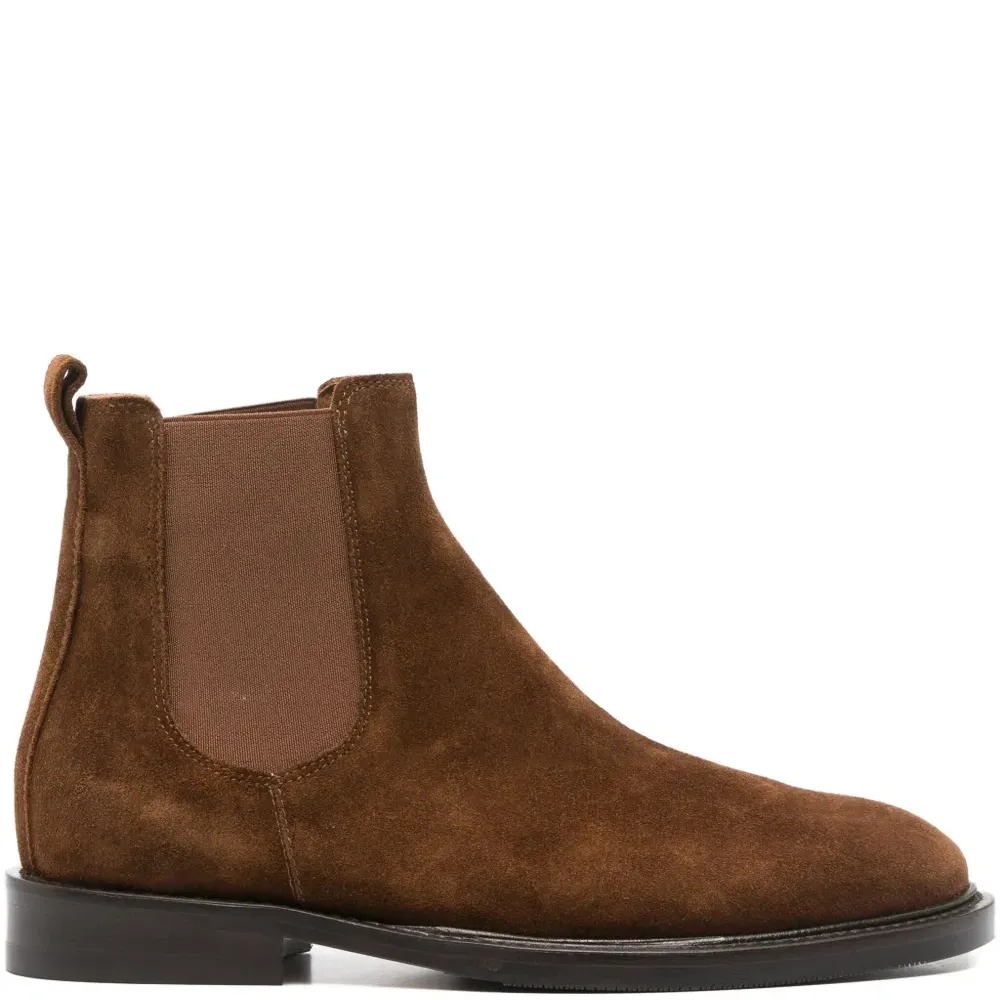 Замшевые ботинки челси