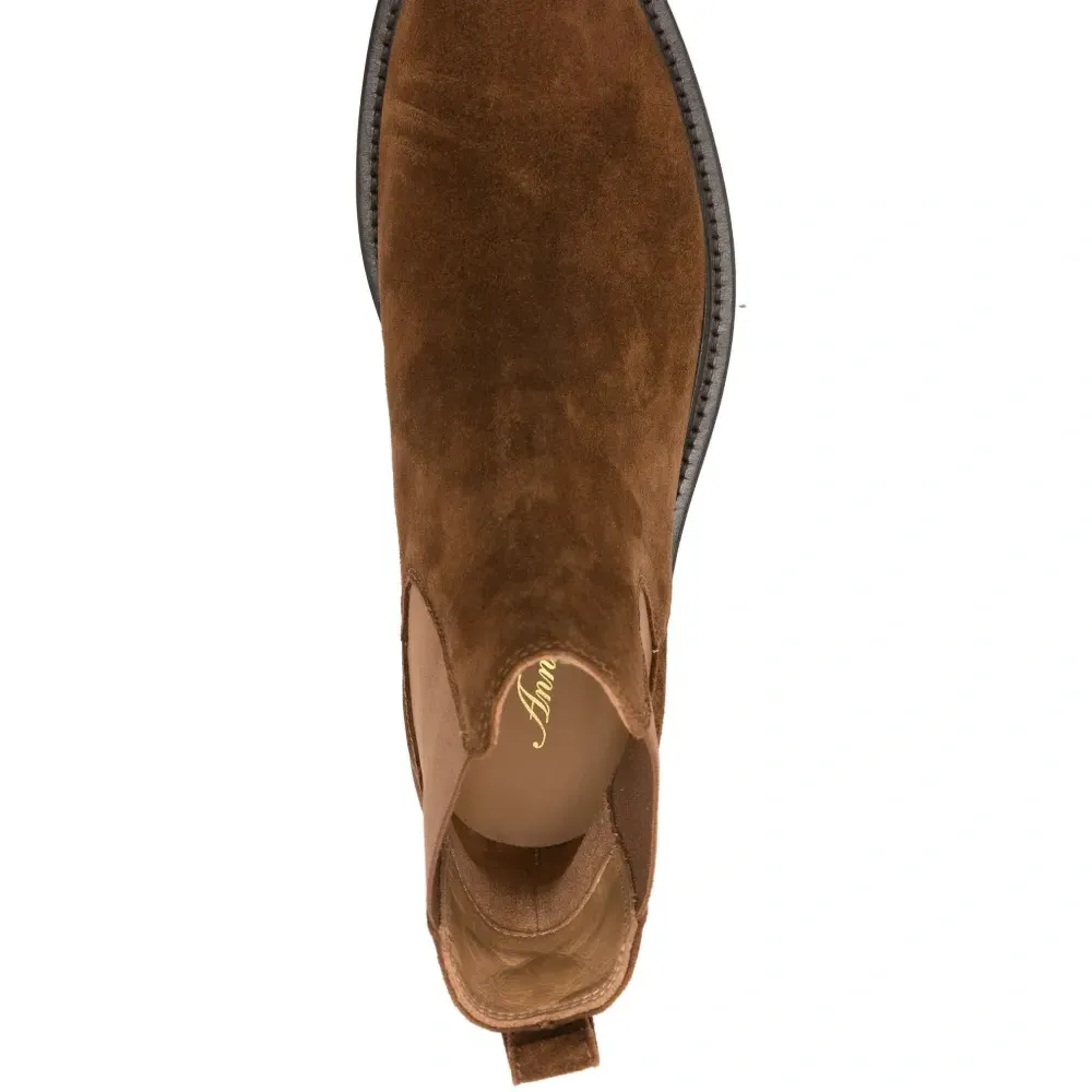 Замшевые ботинки челси